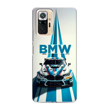 Силиконовый чехол на Xiaomi RedMi Note 10 Pro с принтом БМВ BMW Силиконовый чехол на Xiaomi RedMi Note 10 Pro с принтом БМВ BMW