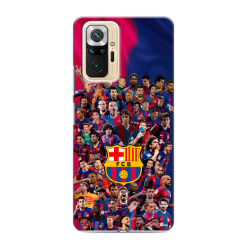 Силиконовый чехол на Xiaomi RedMi Note 10 Pro с принтом Барселона Barcelona Силиконовый чехол на Xiaomi RedMi Note 10 Pro с принтом Барселона Barcelona
