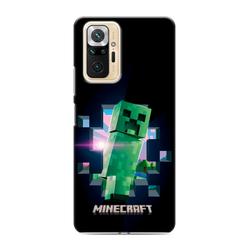 Силиконовый чехол на Xiaomi RedMi Note 10 Pro с принтом Майнкрафт Minecraft Силиконовый чехол на Xiaomi RedMi Note 10 Pro с принтом Майнкрафт Minecraft