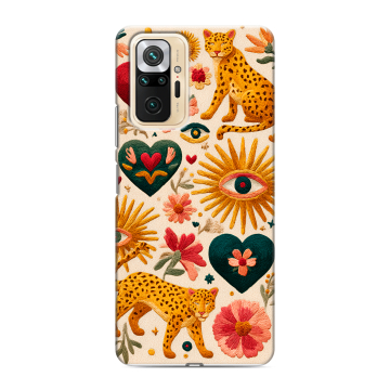 Силиконовый чехол на Xiaomi RedMi Note 10 Pro с принтом Модный принт Силиконовый чехол на Xiaomi RedMi Note 10 Pro с принтом Модный принт