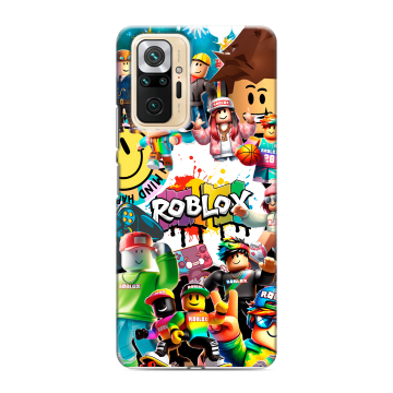 Силиконовый чехол на Xiaomi RedMi Note 10 Pro с принтом Roblox Роблокс Силиконовый чехол на Xiaomi RedMi Note 10 Pro с принтом Roblox Роблокс