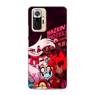 Силиконовый чехол на Xiaomi RedMi Note 10 Pro с принтом Hazbin Hotel Отель Хазбин Силиконовый чехол на Xiaomi RedMi Note 10 Pro с принтом Hazbin Hotel Отель Хазбин