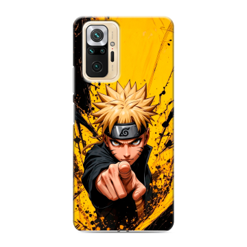 Силиконовый чехол на Xiaomi RedMi Note 10 Pro с принтом Naruto Наруто Силиконовый чехол на Xiaomi RedMi Note 10 Pro с принтом Naruto Наруто
