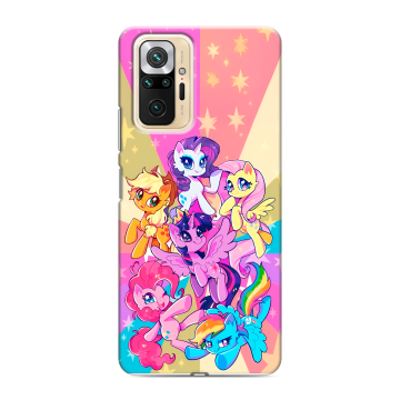 Силиконовый чехол на Xiaomi RedMi Note 10 Pro с принтом My little pony Дружба чудо Силиконовый чехол на Xiaomi RedMi Note 10 Pro с принтом My little pony Дружба чудо