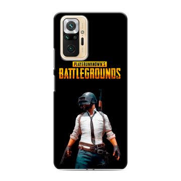 Силиконовый чехол на Xiaomi RedMi Note 10 Pro с принтом PUGB ПАГБ Силиконовый чехол на Xiaomi RedMi Note 10 Pro с принтом PUGB ПАГБ