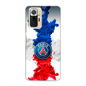 Силиконовый чехол на Xiaomi RedMi Note 10 Pro с принтом PSG ПСЖ Силиконовый чехол на Xiaomi RedMi Note 10 Pro с принтом PSG ПСЖ