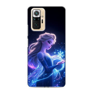 Силиконовый чехол на Xiaomi RedMi Note 10 Pro с принтом Холодное сердце Frozen Силиконовый чехол на Xiaomi RedMi Note 10 Pro с принтом Холодное сердце Frozen