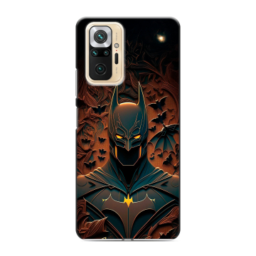 Силиконовый чехол на Xiaomi RedMi Note 10 Pro с принтом Batman Бэтмен Силиконовый чехол на Xiaomi RedMi Note 10 Pro с принтом Batman Бэтмен