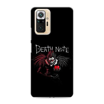 Силиконовый чехол на Xiaomi RedMi Note 10 Pro с принтом Death note Тетрадь смерти Силиконовый чехол на Xiaomi RedMi Note 10 Pro с принтом Death note Тетрадь смерти