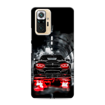 Силиконовый чехол на Xiaomi RedMi Note 10 Pro с принтом BMW БМВ Силиконовый чехол на Xiaomi RedMi Note 10 Pro с принтом BMW БМВ