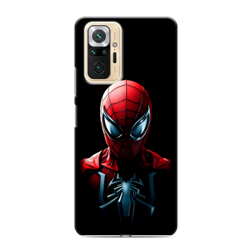 Силиконовый чехол на Xiaomi RedMi Note 10 Pro с принтом Spiderman Человек паук Силиконовый чехол на Xiaomi RedMi Note 10 Pro с принтом Spiderman Человек паук