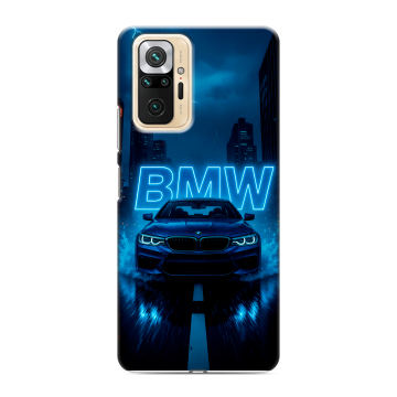 Силиконовый чехол на Xiaomi RedMi Note 10 Pro с принтом BMW БМВ Силиконовый чехол на Xiaomi RedMi Note 10 Pro с принтом BMW БМВ