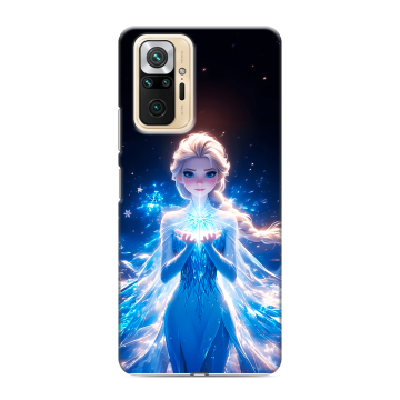 Силиконовый чехол на Xiaomi RedMi Note 10 Pro с принтом Холодное сердце Frozen Силиконовый чехол на Xiaomi RedMi Note 10 Pro с принтом Холодное сердце Frozen