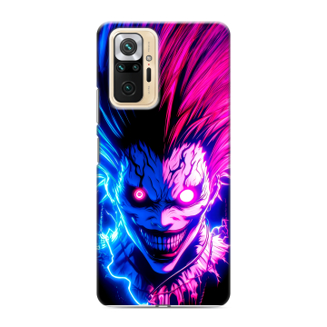 Силиконовый чехол на Xiaomi RedMi Note 10 Pro с принтом Death note Тетрадь смерти Силиконовый чехол на Xiaomi RedMi Note 10 Pro с принтом Death note Тетрадь смерти