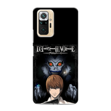 Силиконовый чехол на Xiaomi RedMi Note 10 Pro с принтом Death note Тетрадь смерти Силиконовый чехол на Xiaomi RedMi Note 10 Pro с принтом Death note Тетрадь смерти
