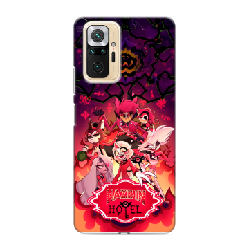 Силиконовый чехол на Xiaomi RedMi Note 10 Pro с принтом Hazbin Hotel Отель Хазбин Силиконовый чехол на Xiaomi RedMi Note 10 Pro с принтом Hazbin Hotel Отель Хазбин