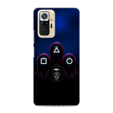 Силиконовый чехол на Xiaomi RedMi Note 10 Pro с принтом Игра Кальмара Силиконовый чехол на Xiaomi RedMi Note 10 Pro с принтом Игра Кальмара