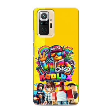 Силиконовый чехол на Xiaomi RedMi Note 10 Pro с принтом Roblox Роблокс Силиконовый чехол на Xiaomi RedMi Note 10 Pro с принтом Roblox Роблокс