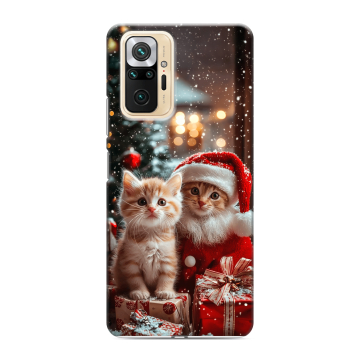 Силиконовый чехол на Xiaomi RedMi Note 10 Pro с принтом Новый год Силиконовый чехол на Xiaomi RedMi Note 10 Pro с принтом Новый год
