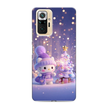 Силиконовый чехол на Xiaomi RedMi Note 10 Pro с принтом Новый год Силиконовый чехол на Xiaomi RedMi Note 10 Pro с принтом Новый год