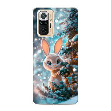 Силиконовый чехол на Xiaomi RedMi Note 10 Pro с принтом Новый год Силиконовый чехол на Xiaomi RedMi Note 10 Pro с принтом Новый год