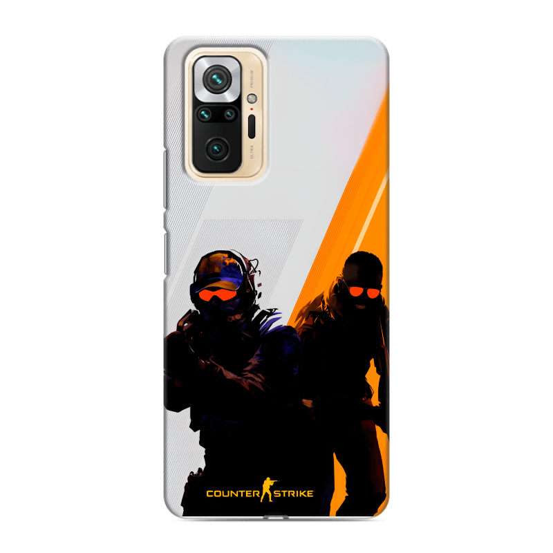 Силиконовый противоударный чехол на Xiaomi RedMi Note 10 Pro с принтом Контер страйк Counter strike Силиконовый противоударный чехол на Xiaomi RedMi Note 10 Pro с принтом Контер страйк Counter strike