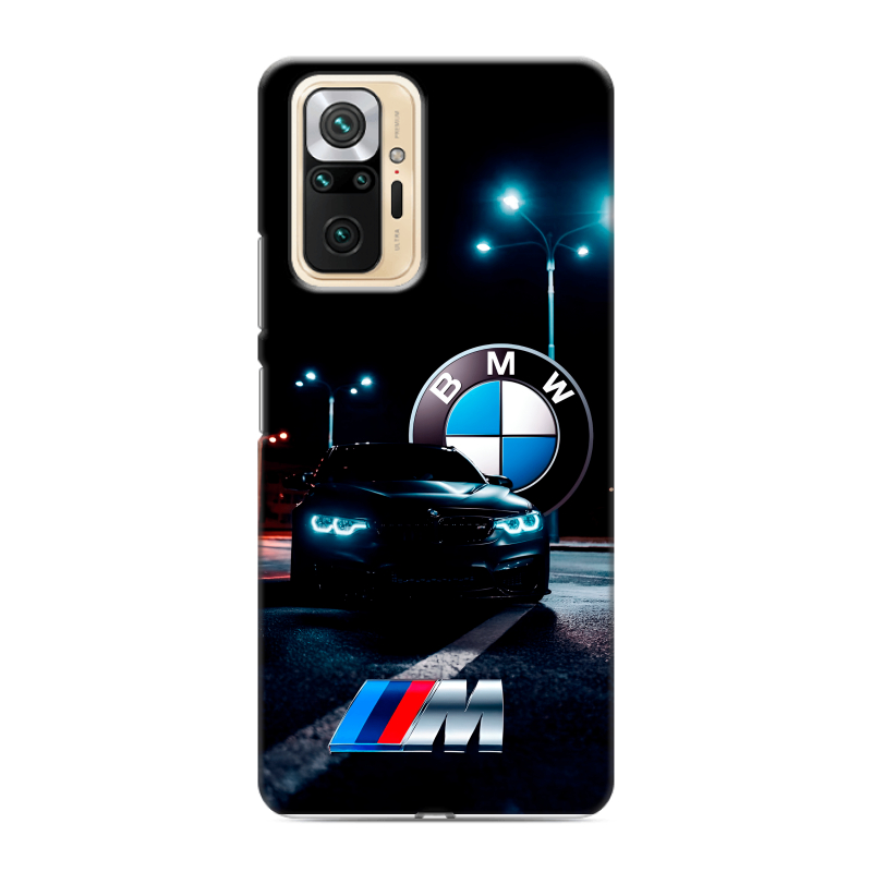 Силиконовый чехол на Xiaomi RedMi Note 10 Pro с принтом БМВ BMW Силиконовый чехол на Xiaomi RedMi Note 10 Pro с принтом БМВ BMW