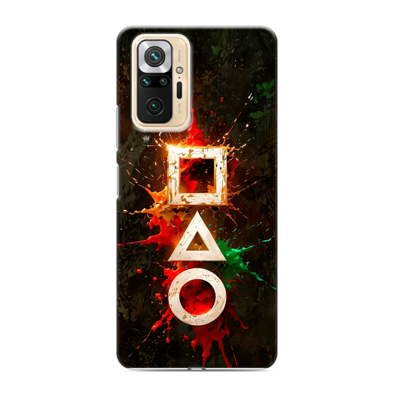 Силиконовый чехол на Xiaomi RedMi Note 10 Pro с принтом Squid Game Игра кальмара Силиконовый чехол на Xiaomi RedMi Note 10 Pro с принтом Squid Game Игра кальмара
