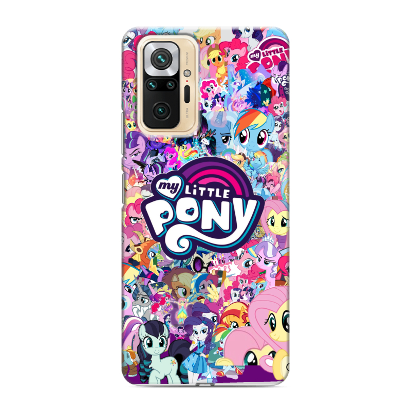 Силиконовый чехол на Xiaomi RedMi Note 10 Pro с принтом My little pony Дружба чудо Силиконовый чехол на Xiaomi RedMi Note 10 Pro с принтом My little pony Дружба чудо