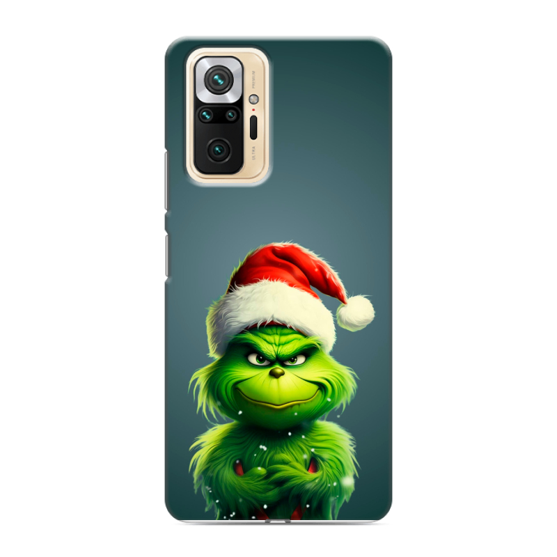 Силиконовый чехол на Xiaomi RedMi Note 10 Pro с принтом Новый год Силиконовый чехол на Xiaomi RedMi Note 10 Pro с принтом Новый год