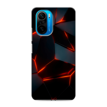 Силиконовый чехол на Xiaomi Poco F3 с принтом Яркие абстракции Силиконовый чехол на Xiaomi Poco F3 с принтом Яркие абстракции
