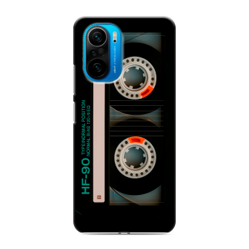 Силиконовый чехол на Xiaomi Poco F3 с принтом Кассета