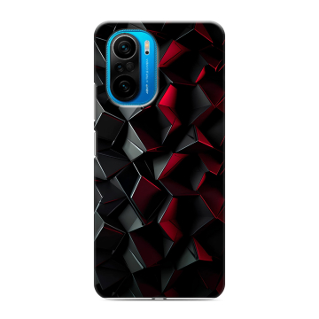 Силиконовый чехол на Xiaomi Poco F3 с принтом Абстракция