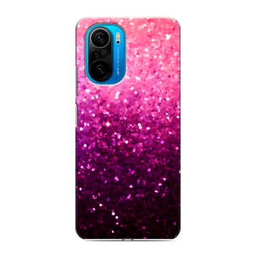 Силиконовый чехол на Xiaomi Poco F3 с принтом Блестки