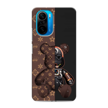 Силиконовый чехол на Xiaomi Poco F3 с принтом Луи робот Силиконовый чехол на Xiaomi Poco F3 с принтом Луи робот