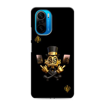 Силиконовый чехол на Xiaomi Poco F3 с принтом Золотой скрудж макдак Силиконовый чехол на Xiaomi Poco F3 с принтом Золотой скрудж макдак