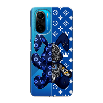Силиконовый чехол на Xiaomi Poco F3 с принтом Луи робот