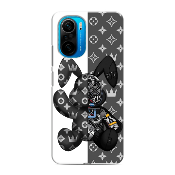 Силиконовый чехол на Xiaomi Poco F3 с принтом Луи робот Силиконовый чехол на Xiaomi Poco F3 с принтом Луи робот