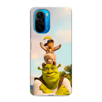 Силиконовый чехол на Xiaomi Poco F3 с принтом Шрек Shrek Силиконовый чехол на Xiaomi Poco F3 с принтом Шрек Shrek