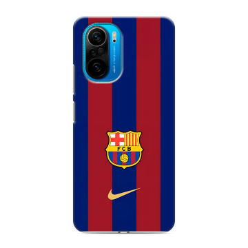 Силиконовый чехол на Xiaomi Poco F3 с принтом Барселона Barcelona