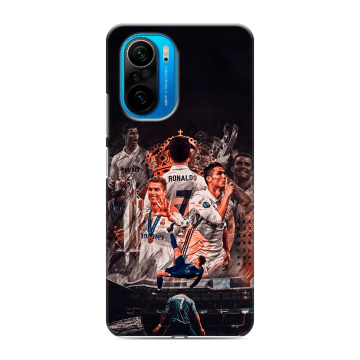 Силиконовый чехол на Xiaomi Poco F3 с принтом Реал Роналдо Real Ronaldo Силиконовый чехол на Xiaomi Poco F3 с принтом Реал Роналдо Real Ronaldo