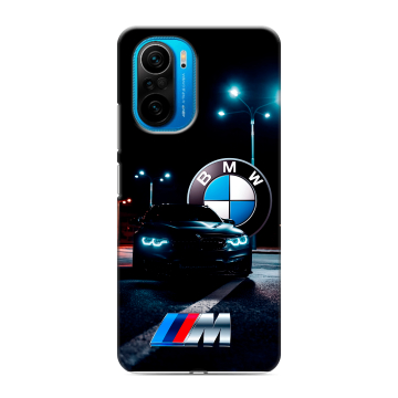Силиконовый чехол на Xiaomi Poco F3 с принтом БМВ BMW