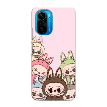 Силиконовый чехол на Xiaomi Poco F3 с принтом Лабубу Силиконовый чехол на Xiaomi Poco F3 с принтом Лабубу