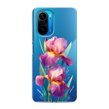 Силиконовый чехол на Xiaomi Poco F3 с принтом Цветы орхидеи Силиконовый чехол на Xiaomi Poco F3 с принтом Цветы орхидеи