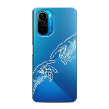 Силиконовый чехол на Xiaomi Poco F3 с принтом Сотворение мира Силиконовый чехол на Xiaomi Poco F3 с принтом Сотворение мира