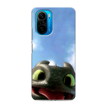 Силиконовый чехол на Xiaomi Poco F3 с принтом Как приручить дракона Силиконовый чехол на Xiaomi Poco F3 с принтом Как приручить дракона