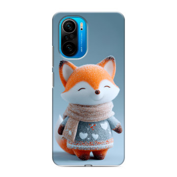 Силиконовый чехол на Xiaomi Poco F3 с принтом Лиса Силиконовый чехол на Xiaomi Poco F3 с принтом Лиса