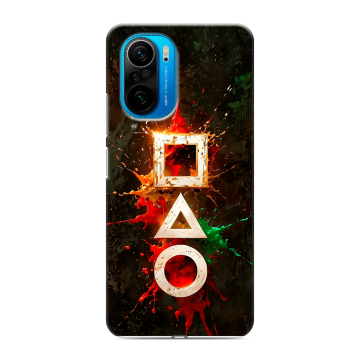 Силиконовый чехол на Xiaomi Poco F3 с принтом Squid Game Игра кальмара Силиконовый чехол на Xiaomi Poco F3 с принтом Squid Game Игра кальмара