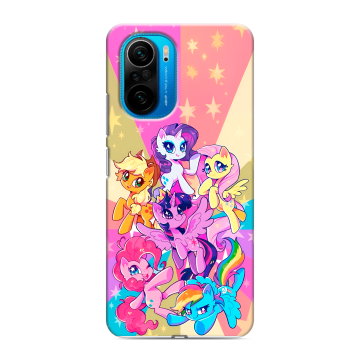 Силиконовый чехол на Xiaomi Poco F3 с принтом My little pony Дружба чудо Силиконовый чехол на Xiaomi Poco F3 с принтом My little pony Дружба чудо