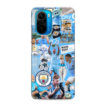 Силиконовый чехол на Xiaomi Poco F3 с принтом Man City Манчестер Сити Силиконовый чехол на Xiaomi Poco F3 с принтом Man City Манчестер Сити